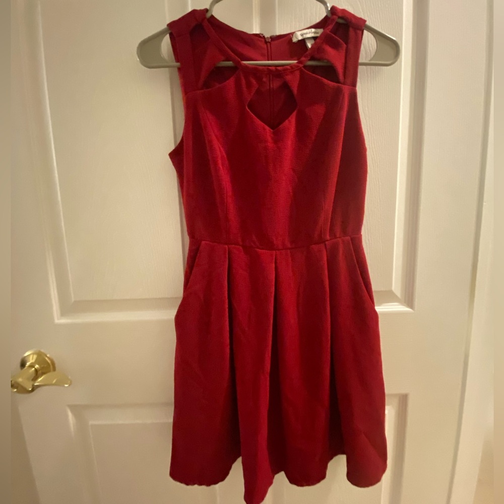 Red dress